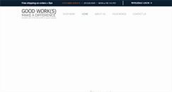 Desktop Screenshot of goodworksmakeadifference.com